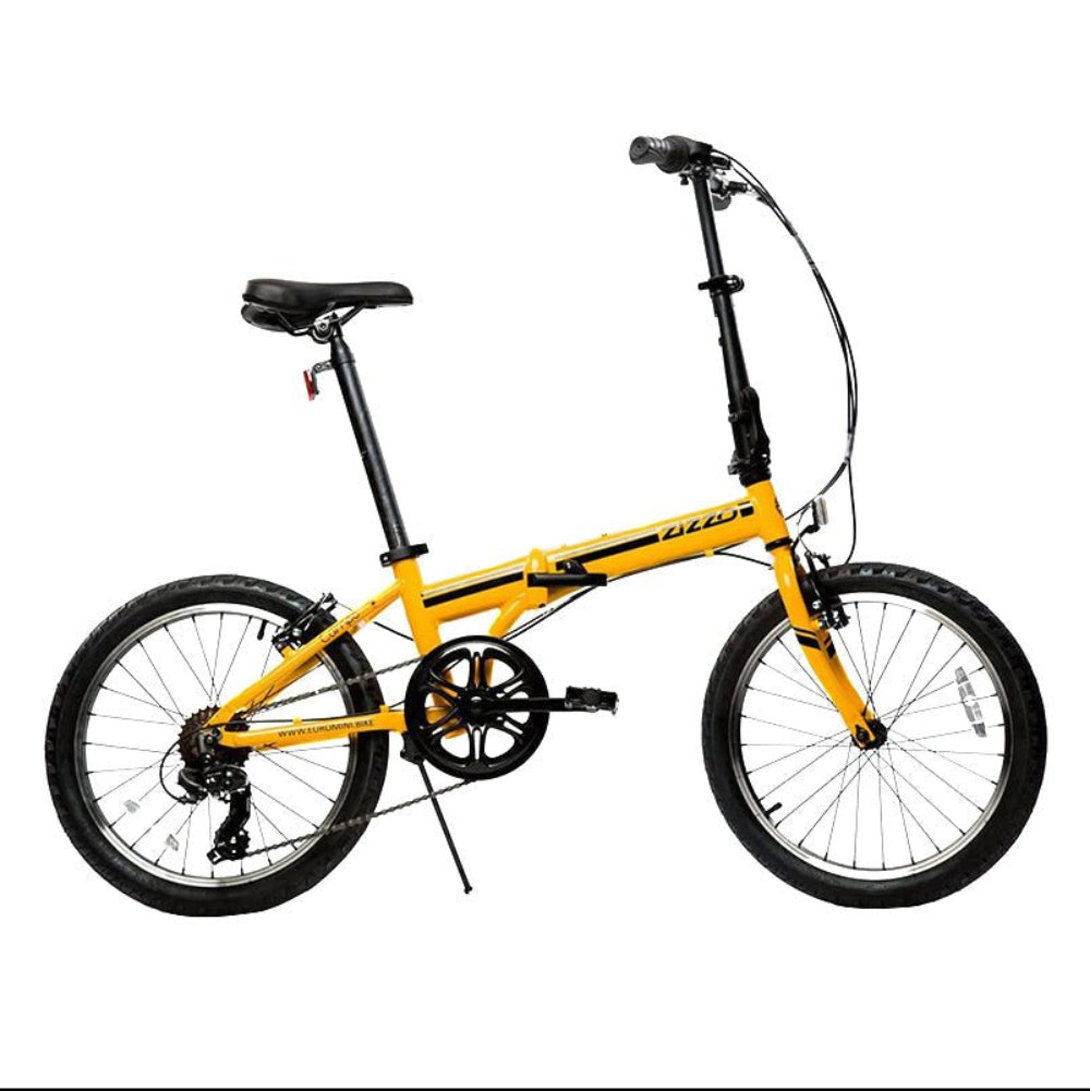 ZiZZO Campo Refurbished Folding Bike | Affordable 7-Speed Bike for
