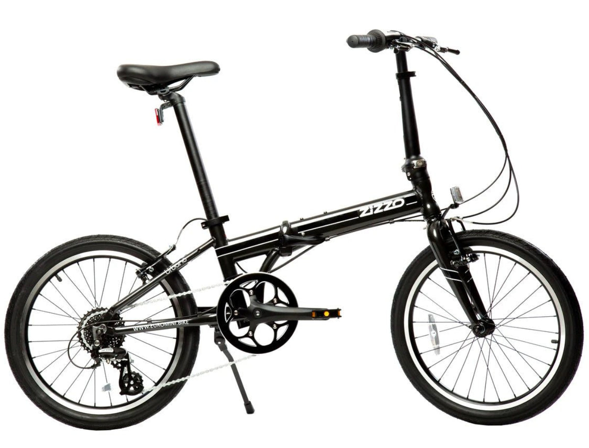 ZiZZO Urbano Folding Bike | Lightweight 8-Speed Aluminum Commuter
