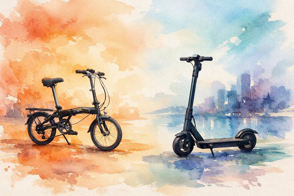 Folding Bike or Electric Scooter? - ZiZZO Folding bike
