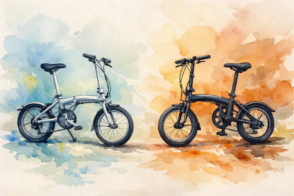 Aluminum or Steel Folding Bike? - ZiZZO Folding bike
