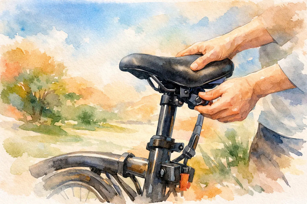 How to Adjust Folding Bike Seat for Comfort