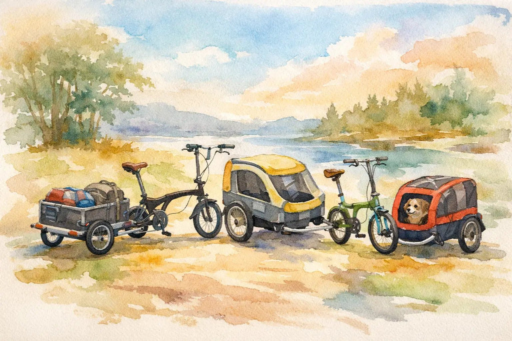 Folding Bike Trailer Comparison for Real Use - ZiZZO Folding bike