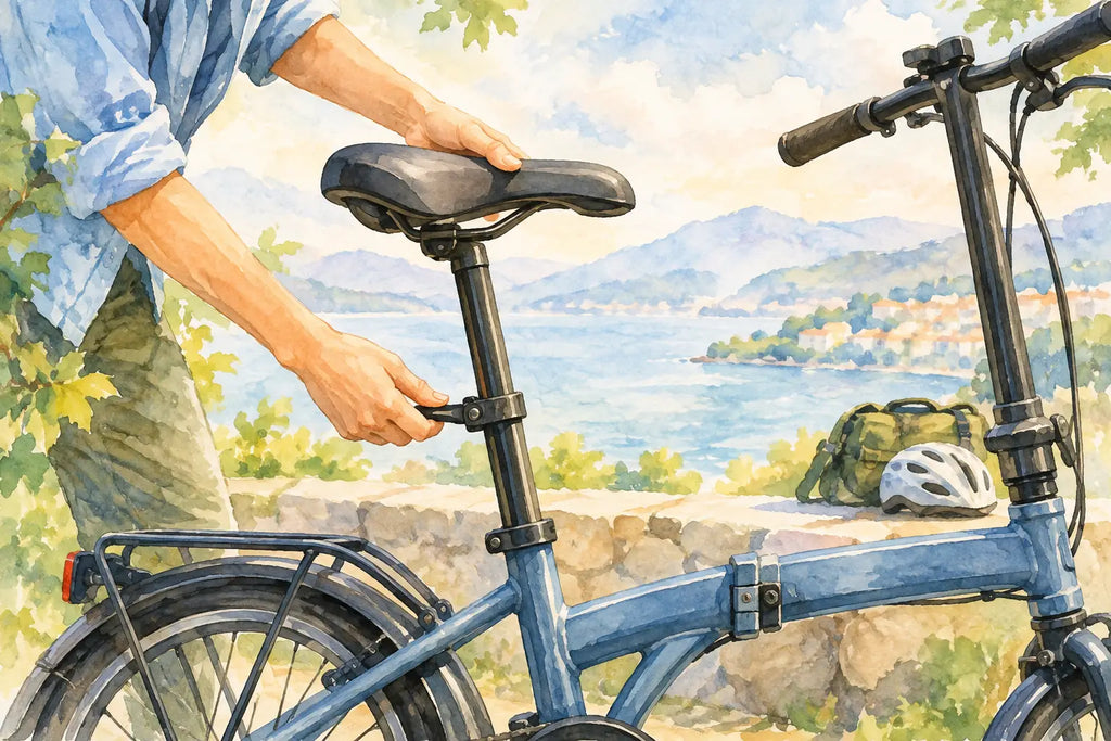 Folding Bike Saddle Adjustment for Better Rides