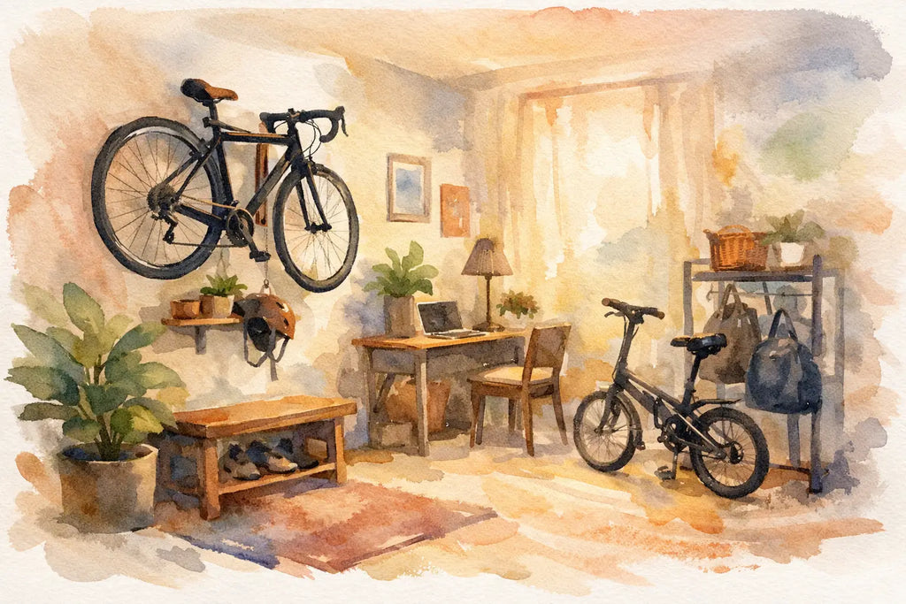 Small Apartment Bike Storage Example Ideas
