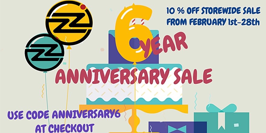 ZiZZO Celebrates 6 Year Anniversary with Storewide Discount
