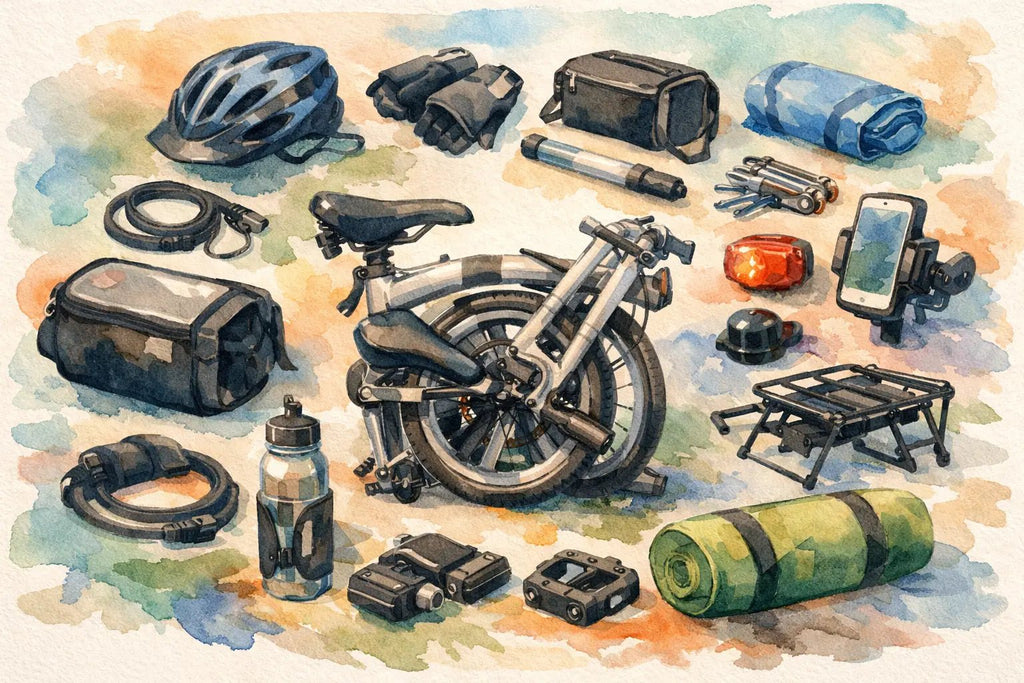 12 Best Folding Bike Accessories - ZiZZO Folding bike