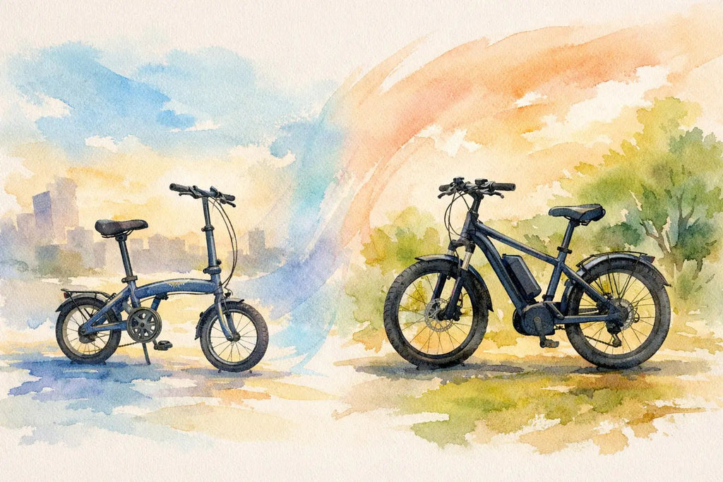 Folding Bike vs Electric Bike: Which Fits? - ZiZZO Folding bike