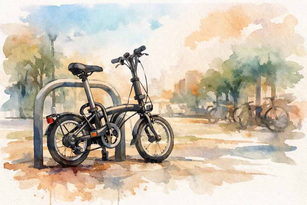 How to Lock a Folding Bike the Smart Way - ZiZZO Folding bike