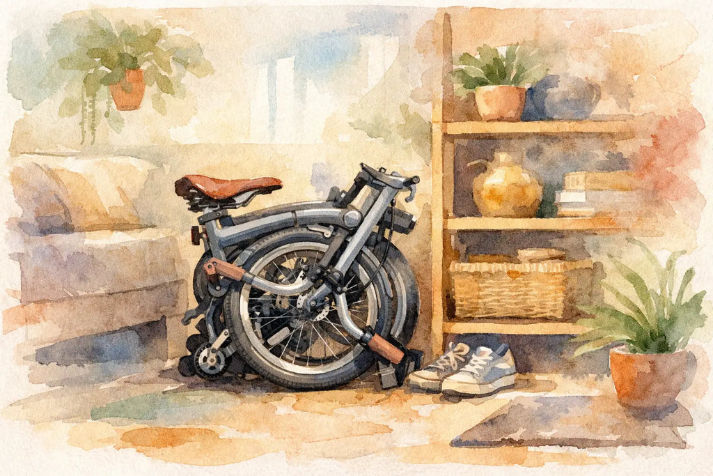 How to Store a Folding Bike in Small Spaces