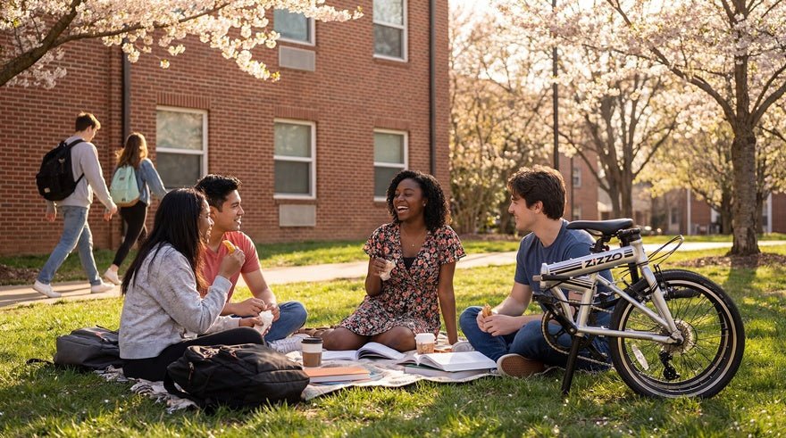 Best Folding Bike for College Campus Life - ZiZZO Folding bike