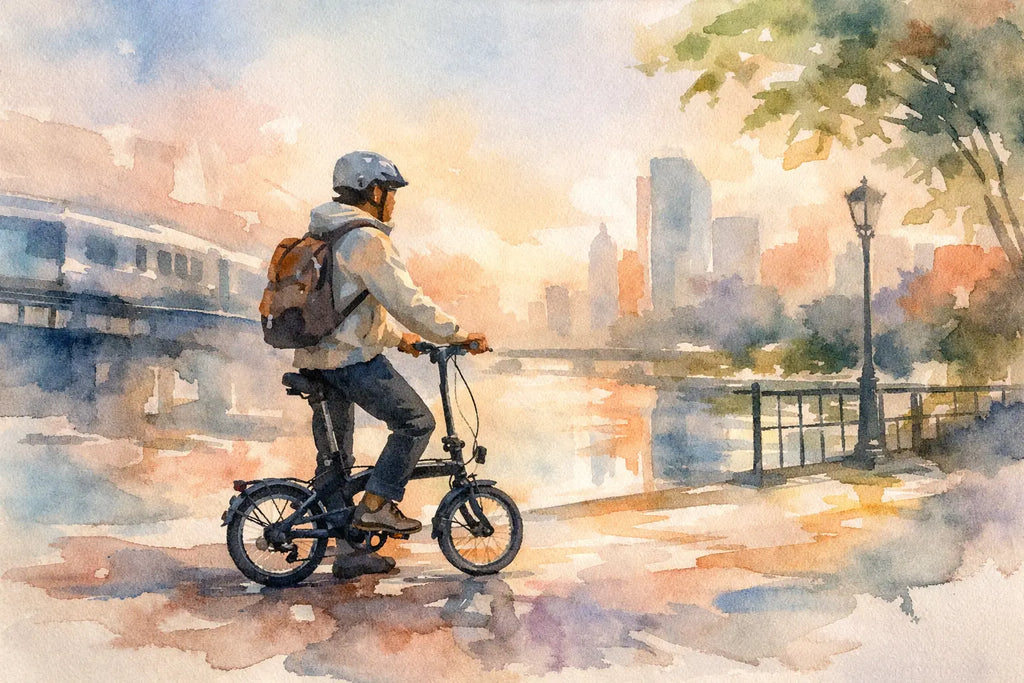 One Folding Bike Commuter Success Story That Works
