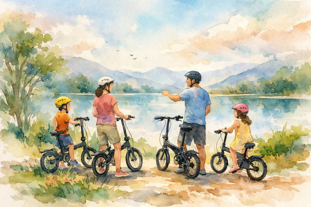 Family Recreation With Folding Bikes - ZiZZO Folding bike
