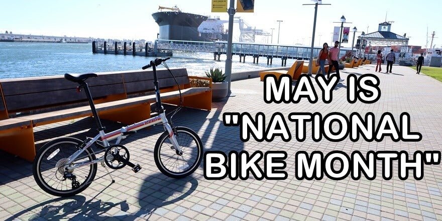 Celebrate National Bike Month in May! - ZiZZO Folding bike