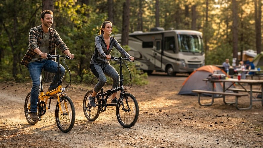 Commuting, Camping, and the RV Lifestyle ZiZZO Campo Does It All - ZiZZO Folding bike