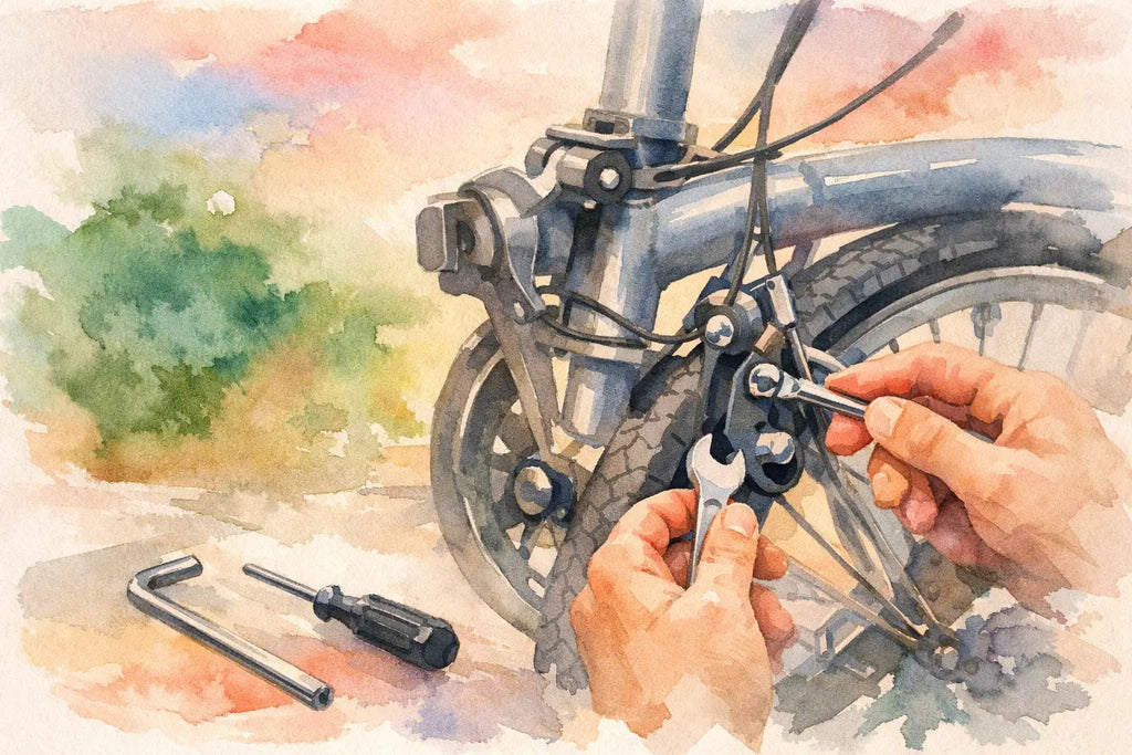 How to Tune Folding Bike Brakes - ZiZZO Folding bike