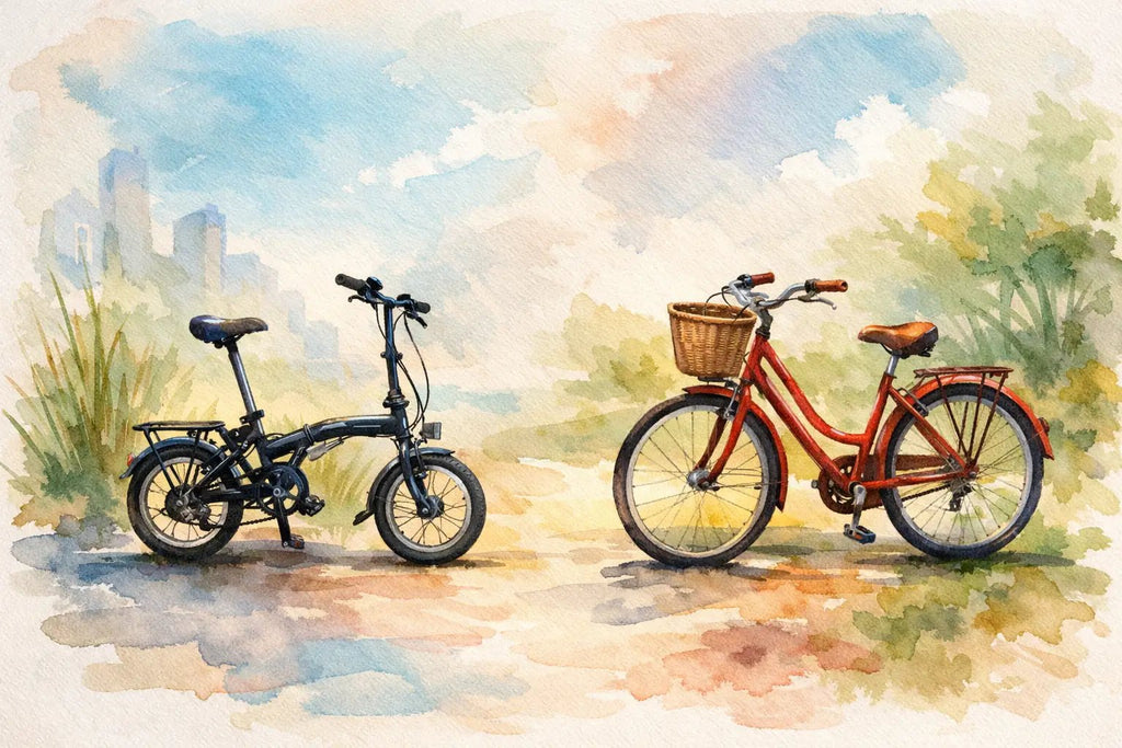 Folding Bike vs Regular Bike: Which Fits? - ZiZZO Folding bike