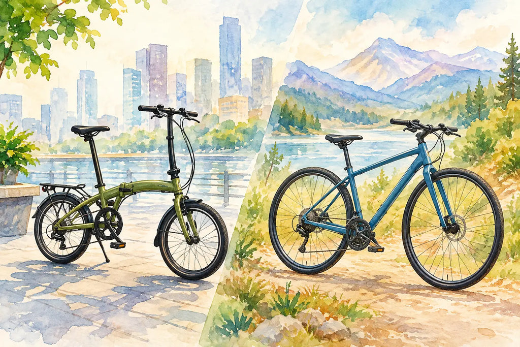 Folding Bike Versus Hybrid: Which Fits Your Life?