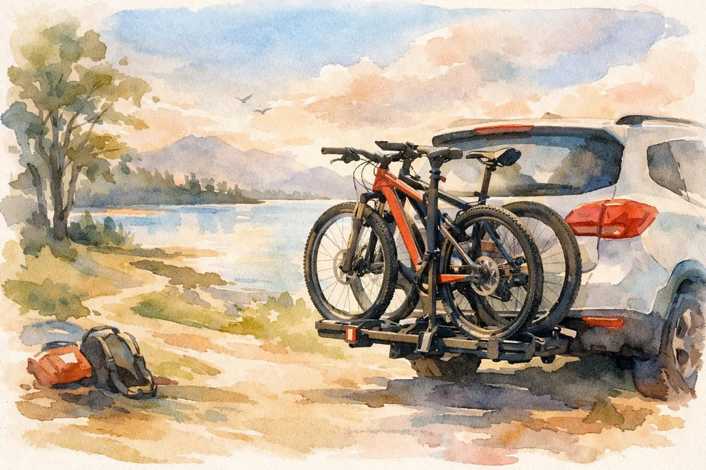 Portable Bike Rack Review for Easy Travel - ZiZZO Folding bike