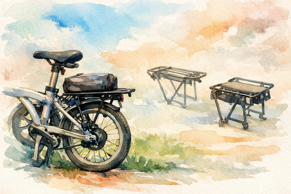 Folding Bike Rear Rack Options That Work - ZiZZO Folding bike