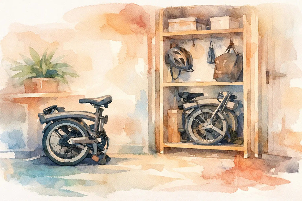 How to Store Folding Bicycle the Smart Way - ZiZZO Folding bike