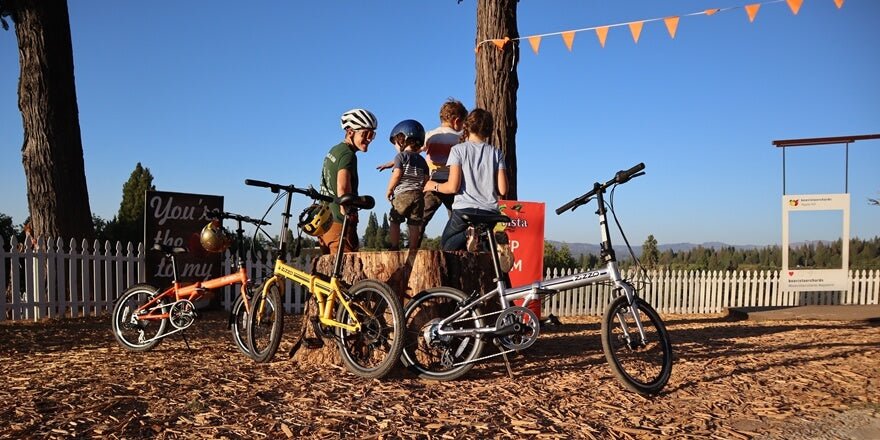 Fall Family Apple Pie Ride With ZIZZO - ZiZZO Folding bike