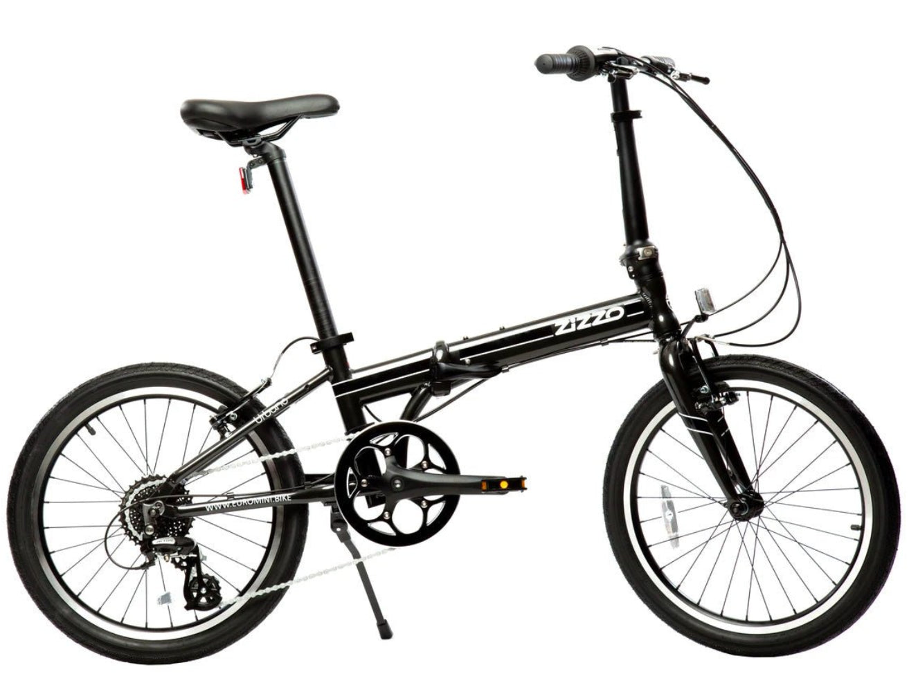 ZiZZO Urbano Folding Bike | Lightweight 8-Speed Aluminum Commuter
