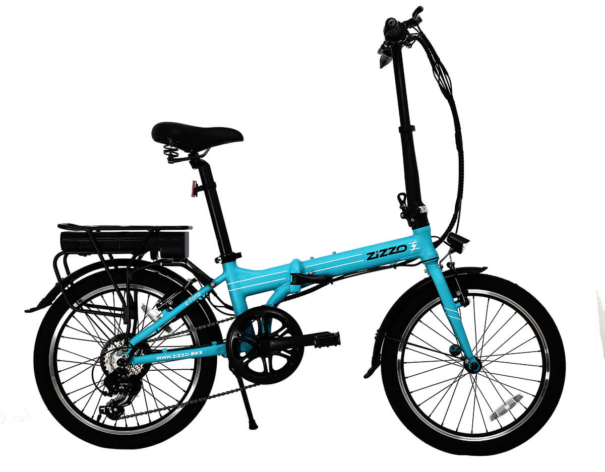 ZiZZO E-Forte Electrical Folding Bicycle – ZiZZO Folding bike