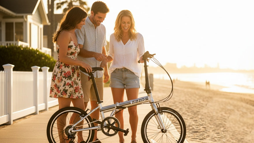 LIBeRté Playfulness ZiZZO Liberté Folding Bike | Ultra-Lightweight Bike (23 lbs