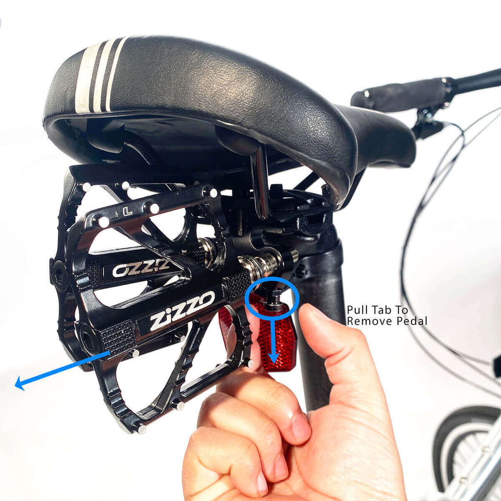 Quick Release Pedals With Under Saddle Holder - Main Image