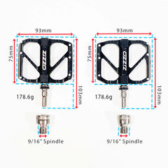 pedal quick release Quick Release Pedals with Under Saddle Holder