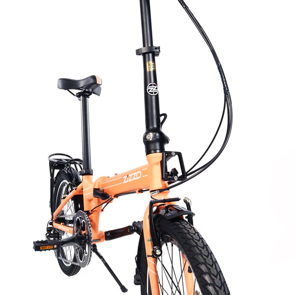 ZiZZO Forte Folding Bike | Heavy-Duty 8-Speed | 300 lbs load – ZiZZO ...